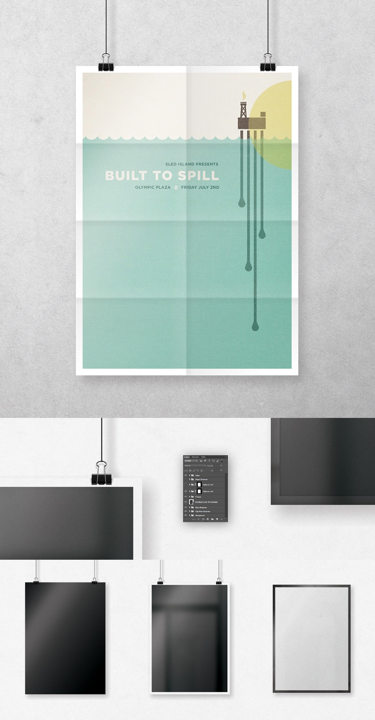 Download Psd Poster Mockup With Multiple Variations Poster Mockup PSD Mockup Templates