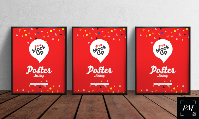 Free-3-PSD-Posters-on-Wooden-Floor-Mockup-600
