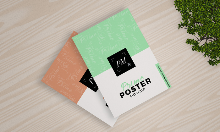 Prime-Posters-Mockup-With-Wooden-Floor-300