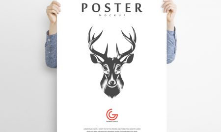 Free-Man-Holding-Advertisement-Poster-Mockup-PSD