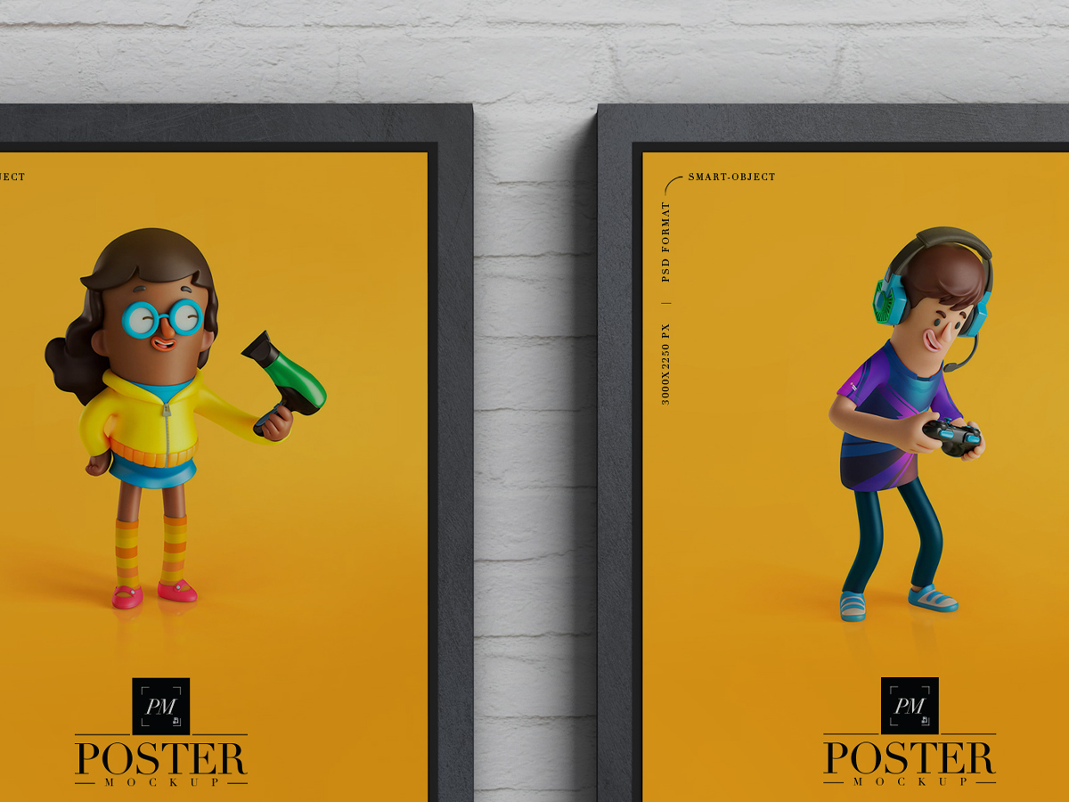 Free-Advertisement-Display-Posters-Mockup-PSD-700