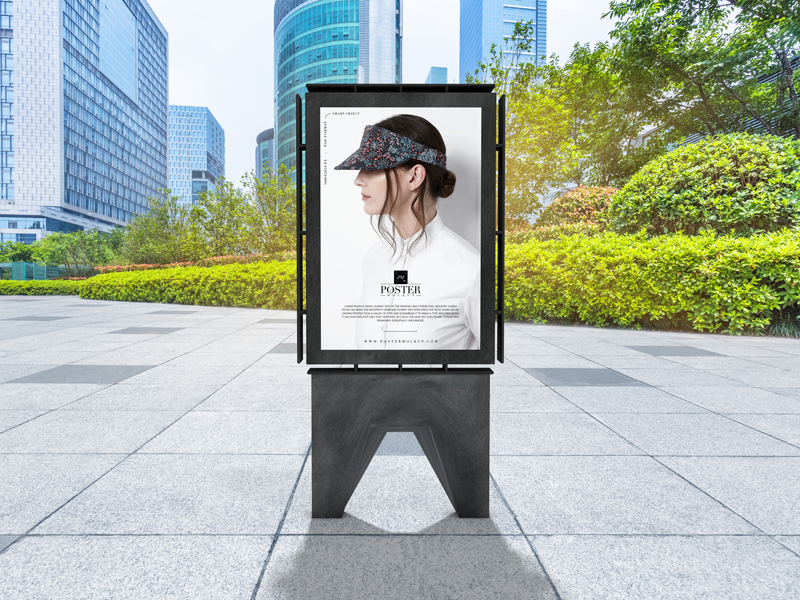 Free-Outdoor-Publicity-Poster-Mockup-PSD-For-Advertisement