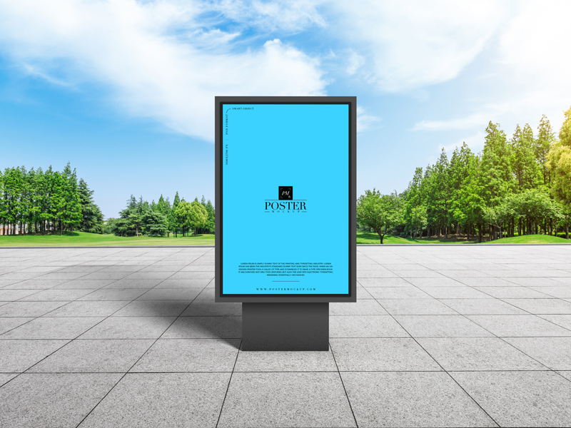 Free-City-Park-Outdoor-Advertisement-Billboard-Poster-Mockup-Design-2019