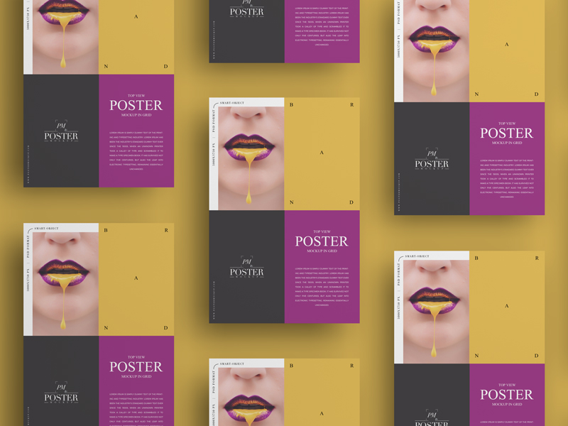 Free-Brand-Top-View-Poster-Mockup-in-Grid-1