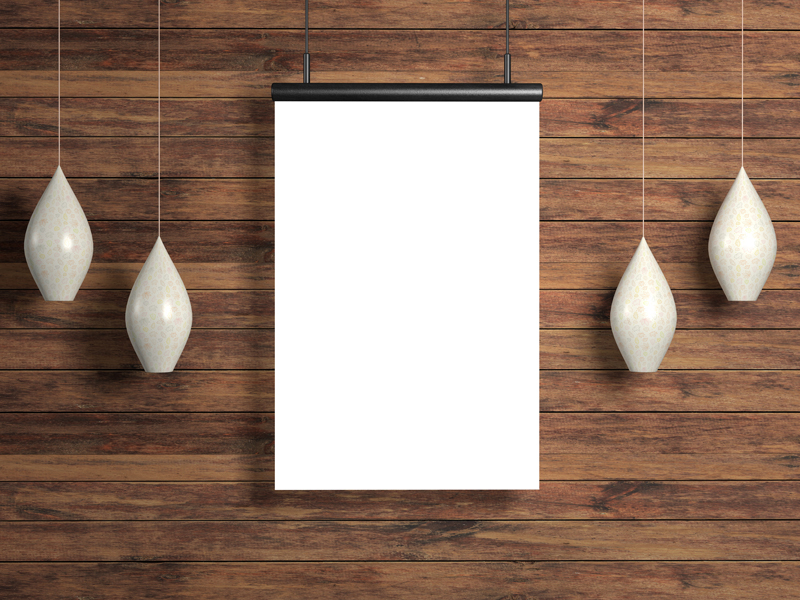 Wooden-Interior-Hanging-Poster-Mockup