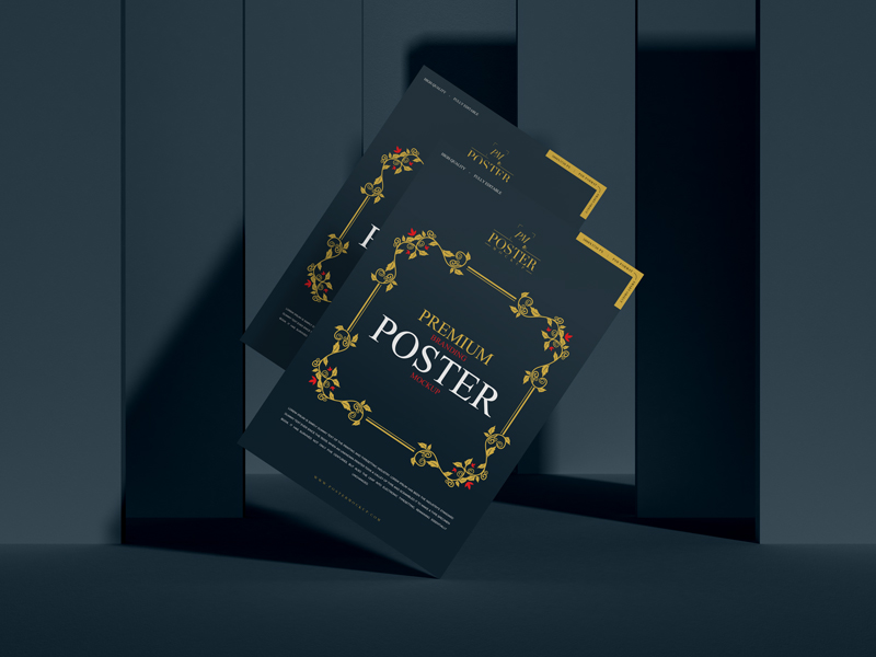 Free-Premium-Branding-Poster-Mockup