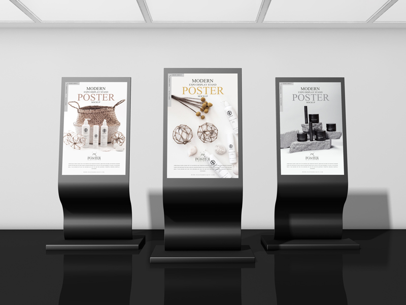 Free-Modern-Expo-Display-Stand-Poster-Mockup