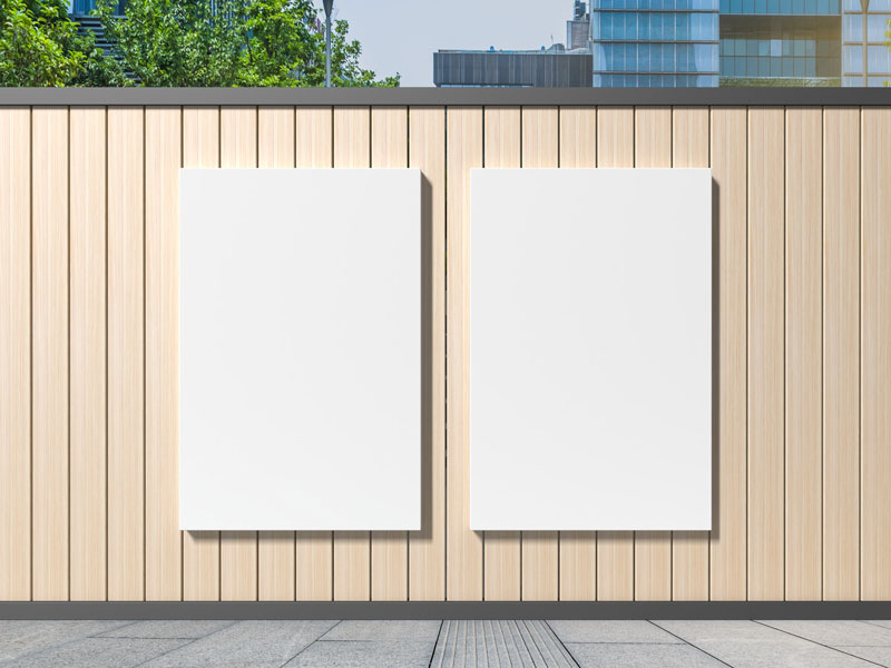 Abstract-Concrete-Wooden-Exterior-Poster-Mockup-Free