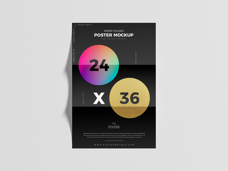 Paper-Folded-24x36-Poster-Mockup-PSD-1