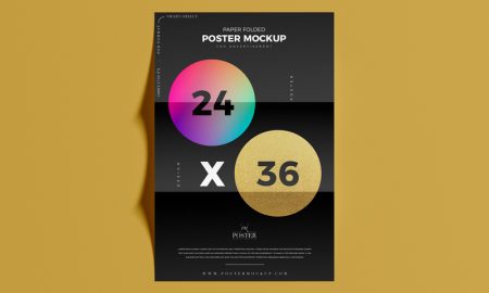 Paper-Folded-24x36-Poster-Mockup-PSD