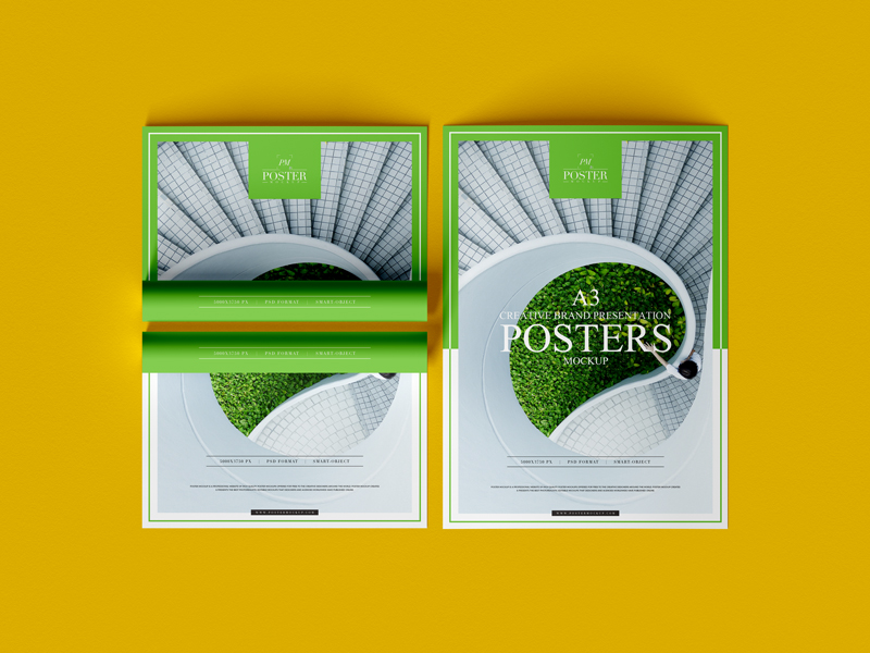 A3-Creative-Brand-Presentation-Poster-Mockup-Free