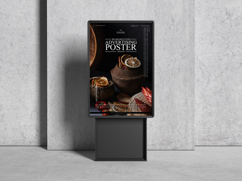 Billboard-Stand-Advertising-Poster-Mockup