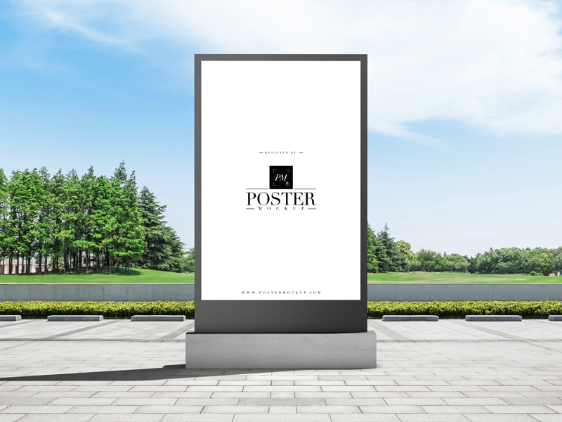 Park-Side-Outdoor-Advertisement-Billboard-Poster-Mockup-Free