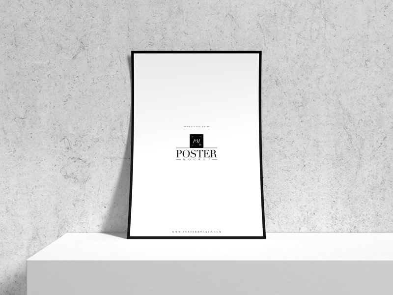 Premium-Branding-A3-Poster-Mockup-Free