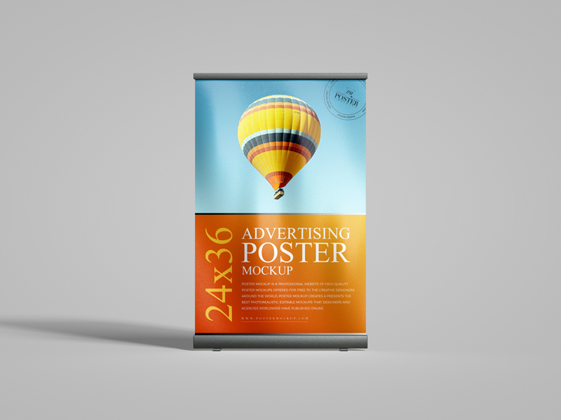 Premium-24x36-Advertising-Display-Poster-Mockup