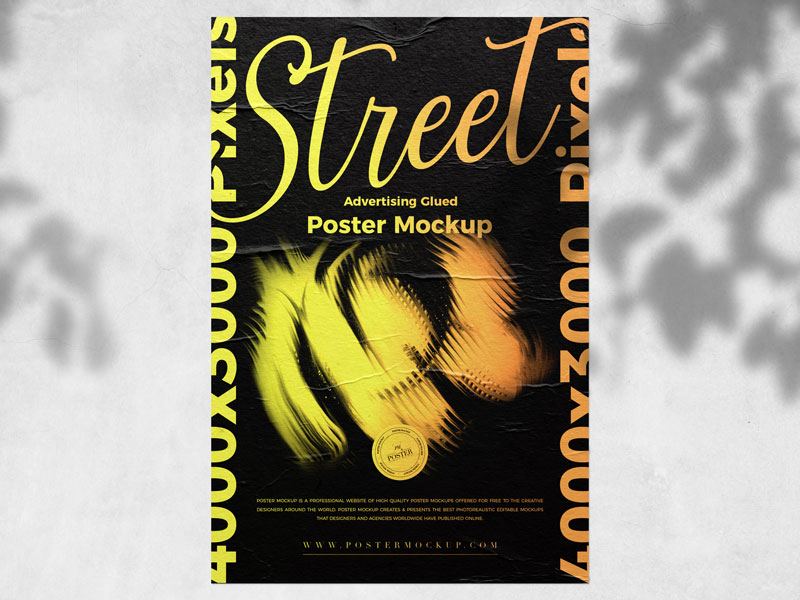 Free-Street-Advertising-Glued-Poster-Mockup-1