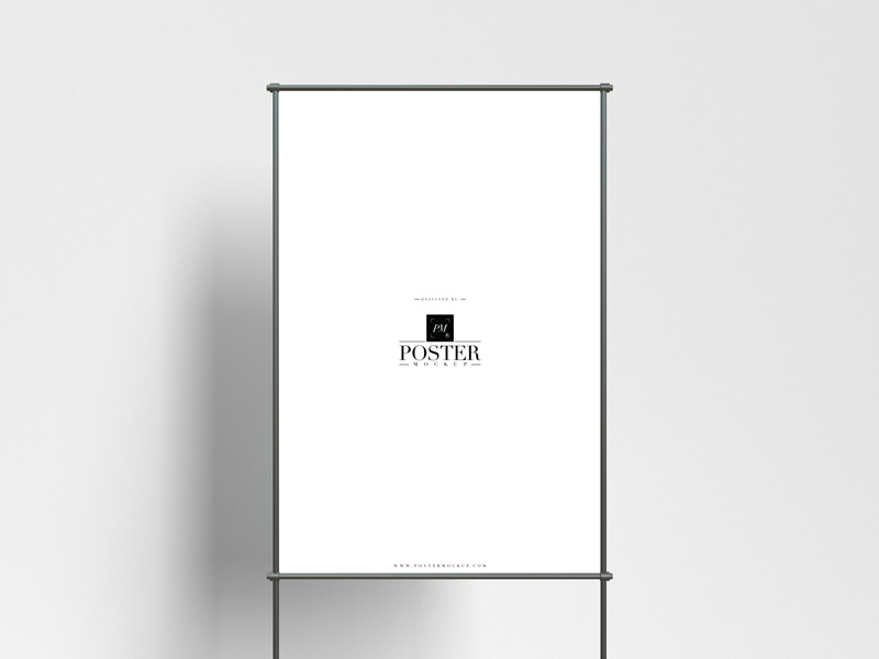 Free-Studio-Framed-Advertising-Poster-Mockup-1