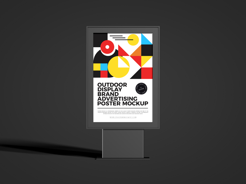 Free-Outdoor-Display-Brand-Advertising-Poster-Mockup-2