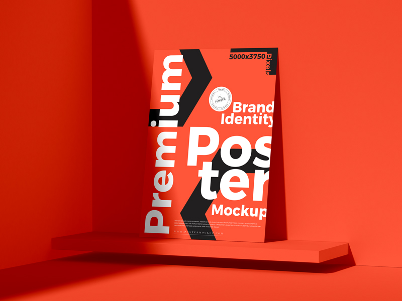 Free-Premium-Brand-Identity-A3-Poster-Mockup-1