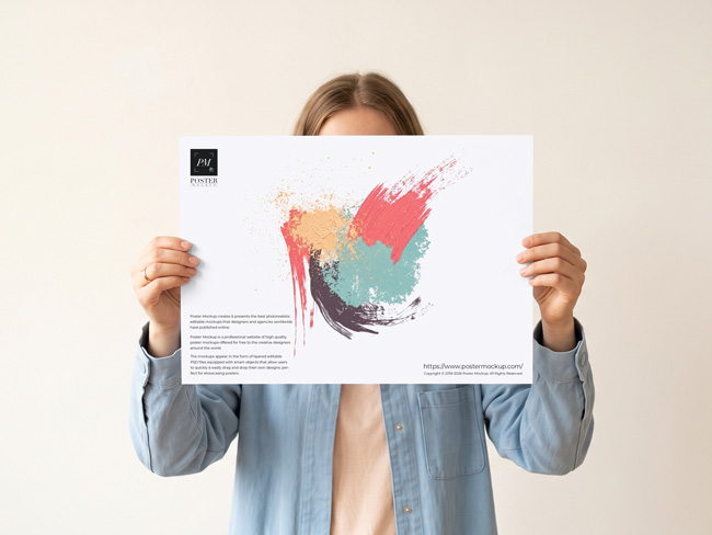 Girl-Holding-Poster-Mockup