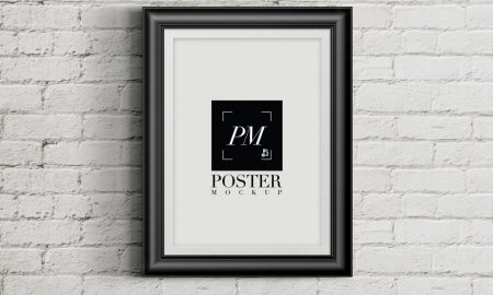 Free-Classy-Wooden-Frame-Poster-Mockup-For-Presentation