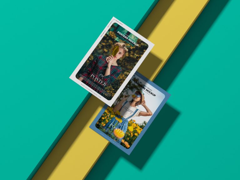 Download Elegant Brand Posters Mockup Vol 2 - Poster Mockup