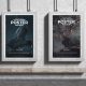 Advertising-Display-Glued-Paper-Posters-Mockup