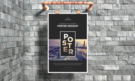 Industrial-Advertising-Wall-Hanging-Poster-Mockup