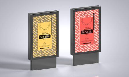 Lightbox-Bus-Stop-Poster-Mockup