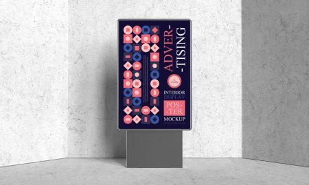 Advertising-Interior-Display-Poster-Mockup