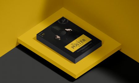 Premium-Branding-A3-Stack-of-Poster-Mockup