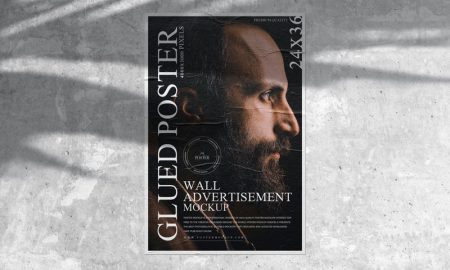 Wall-Advertisement-Glued-Poster-Mockup