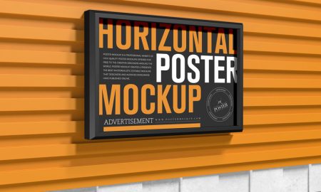 Elegant-Wall-Black-Framed-Horizontal-Poster-Mockup