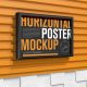 Elegant-Wall-Black-Framed-Horizontal-Poster-Mockup