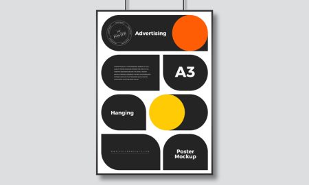 Free-PSD-Hanging-A3-Advertising-Poster-Mockup