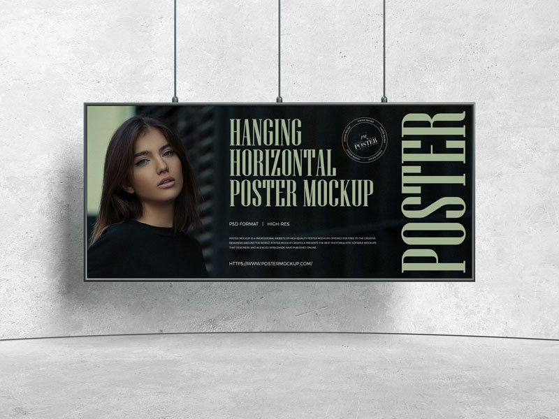 Free-Hanging-Horizontal-Poster-Mockup