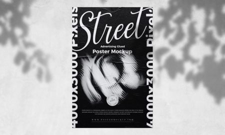 Free-Street-Advertising-Glued-Poster-Mockup