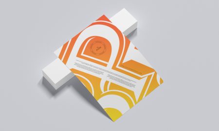 Free-Brand-Identity-Curved-Paper-A3-Poster-Mockup