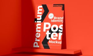 Free-Premium-Brand-Identity-A3-Poster-Mockup-1