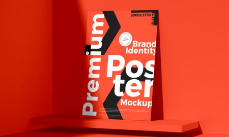 Free-Premium-Brand-Identity-A3-Poster-Mockup-1