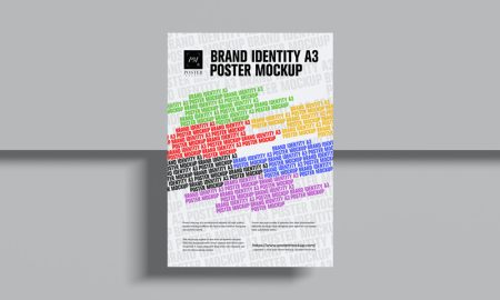 Free-Brand-Identity-A3-Poster-Mockup