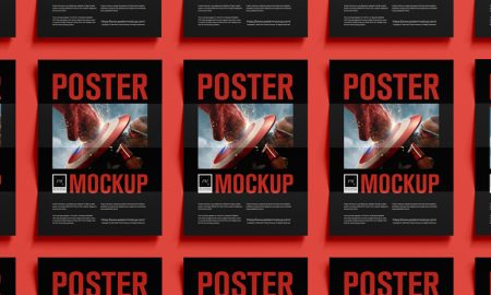 Free-Branding-Folded-A3-Paper-Poster-Mockup