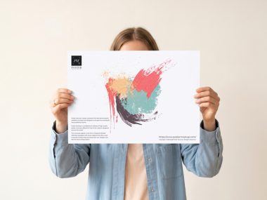 Girl-Holding-Poster-Mockup